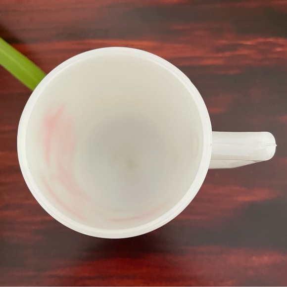 Vintage Milk Glass Texas Coffee Handled Mug - Picture 5 of 8